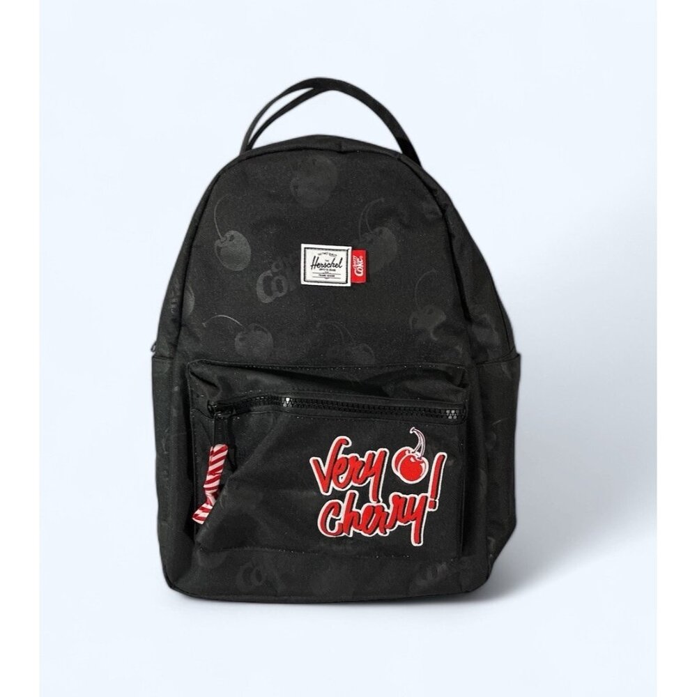 Herschel Supply Co Cherry‎ Coke Cola Nova Mid Cooler Backpack BlackCool NWOT